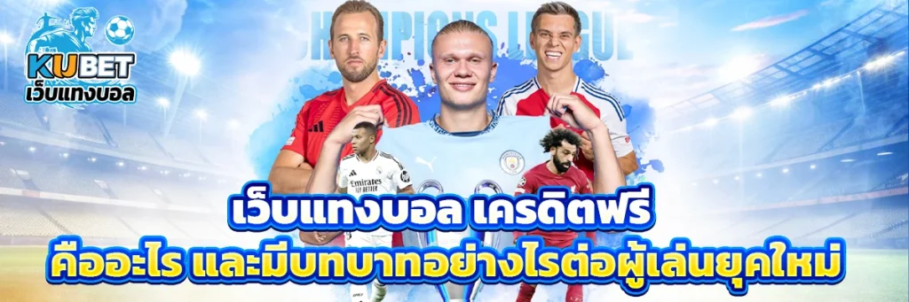 เว็บแทงบอล เครดิตฟรี